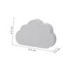 DEARMAMY Cloud Shape Water Absorbing Sponge for Kitchen and Bathroom Scrubbing Sponge with Absorption Decorative Multipurpose Cleaning Pad for Sink and Countertop Gray view 2