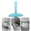 GALPADA Toothbrush Soft Silicone Oral Care Brush with Non-Slip Handle for Teeth Cleaning Toothbrush in Blue view 3