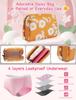 YuanYue First Period Gift Kit for Girls 9-12 | Complete Tween Period Set with Daisy Yellow Bag, Leak-Proof Panties, Teen Pads, Wipes, Diary, Nail Stickers & More Perfect for School & Travel (S) view 4