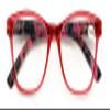 V.W.E. Women Floral Clear Progressive Reading Glasses - Zero Power on Top - No Bubble - Wide Fitment (Red, 1.00, x) view 1