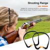 Banded Earplugs for Shooting Range (4 Pcs, Orange) Reusable Silicone Hearing Protection with Neck Band, 22dB Noise Reduction for Work, Sleep & Concerts view 2