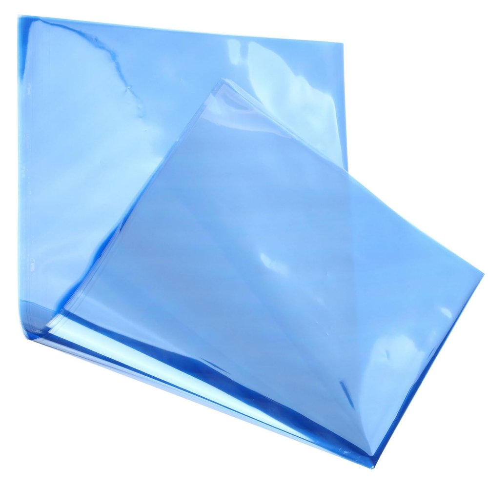 DEARMAMY 15 Sheets Neon Blue Cellophane Wrap Flower Wrapping Paper for Bouquets Boxes Special Packaging Paper for Floral Arrangements and Party Decorations
