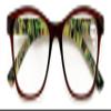 V.W.E. Women Floral Clear Progressive Reading Glasses - Zero Power on Top - No Bubble - Wide Fitment (Brown, 2.50, x) view 1