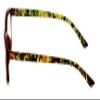V.W.E. Women Floral Clear Progressive Reading Glasses - Zero Power on Top - No Bubble - Wide Fitment (Brown, 2.50, x) view 3