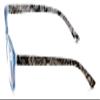 V.W.E. Women Floral Clear Progressive Reading Glasses - Zero Power on Top - No Bubble - Wide Fitment (Blue, 2.75, x) view 3