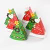 Bloepum Christmas Tree Shape Candy Box DIY Biscuit Snack Baking Packaging Box Children's Gift Green view 3