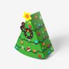 Bloepum Christmas Tree Shape Candy Box DIY Biscuit Snack Baking Packaging Box Children's Gift Green view 4