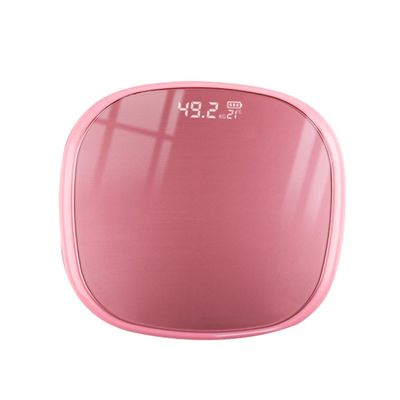 Abaodam High-Precision Thin Body Weight Scale Rechargeable Intelligent Electronic Scale for Home Use with Temperature Display and Mobile App Connectivity Accurate Weight Random Color