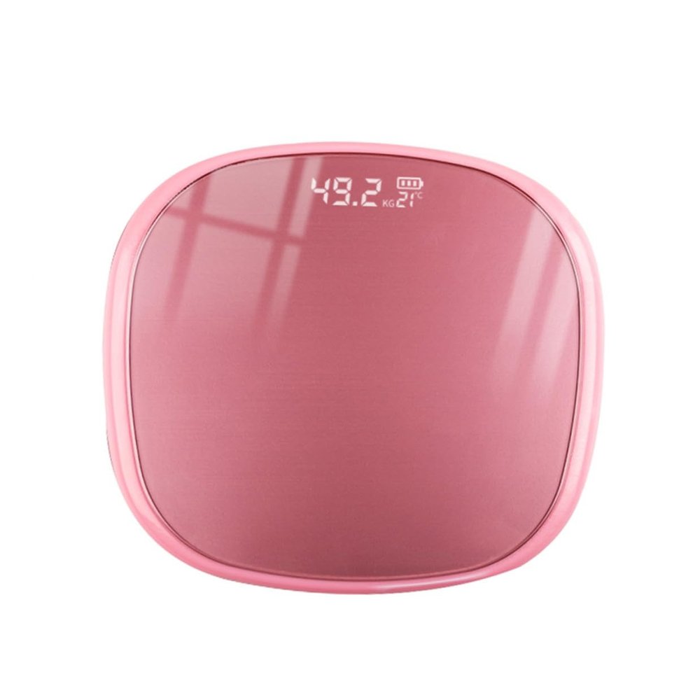 Abaodam High-Precision Thin Body Weight Scale Rechargeable Intelligent Electronic Scale for Home Use with Temperature Display and Mobile App Connectivity Accurate Weight Random Color
