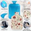 Autumn Sewant Mushrooms Hot Water Bottle with Cover 2L Large Hot Water Bag for Menstrual Cramps, Neck and Shoulder Pain Relief, Hot Cold Therapy, Hand Feet Warmer view 3