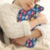 Colorful Flower Prints Hot Water Bottle with Cover 2L Large Hot Water Bag for Menstrual Cramps, Neck and Shoulder Pain Relief, Hot Cold Therapy, Hand Feet Warmer view 2