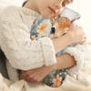 Watercolor Deer Flower Pattern Hot Water Bottle with Cover 2L Large Hot Water Bag for Menstrual Cramps, Neck and Shoulder Pain Relief, Hot Cold Therapy, Hand Feet Warmer view 2