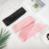 2Pcs Satin Eye Mask Sleep Mask, Adjustable Blindfold Soft Satin Eye Covers Gift for Travel, Nap, Meditation,157cm/62inch (Black+Pink Upgrade) view 4