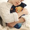 Star Bear Pattern Hot Water Bottle with Cover 2L Large Hot Water Bag for Menstrual Cramps, Neck and Shoulder Pain Relief, Hot Cold Therapy, Hand Feet Warmer view 2
