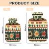 Traditional Ethnic Patterns Boho Cute hot Water Bottle with Soft Cover, 1L hot Compress Bag for Sore Muscle view 3