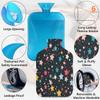 Color Star Pattern Hot Water Bottle with Cover 2L Large Hot Water Bag for Menstrual Cramps, Neck and Shoulder Pain Relief, Hot Cold Therapy, Hand Feet Warmer view 3