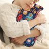 Colorful Sugar Skull Pattern Hot Water Bottle with Cover 2L Large Hot Water Bag for Menstrual Cramps, Neck and Shoulder Pain Relief, Hot Cold Therapy, Hand Feet Warmer view 2