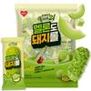 Korean Food CJ Freshway Melon Crunch Roll Snack 10.6 oz (30 Individually Wrapped Pieces) Crispy Korean Grain Roll with Sweet Melon Cream Filling view 1