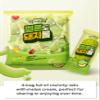Korean Food CJ Freshway Melon Crunch Roll Snack 10.6 oz (30 Individually Wrapped Pieces) Crispy Korean Grain Roll with Sweet Melon Cream Filling view 4