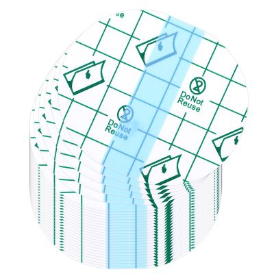 100Pcs Waterproof Tattoo Aftercare Bandage, Transparent Adhesive Stretch Film Dressing, Protective Cover for Wound Care, Swimming, Shower, 2.5 Inch