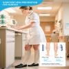 AMITOFO 6 Pairs Wide Calf Compression Socks 20-30mmHg for Men & Women, Plus Size Extra Support for Circulation, Swelling, Travel, Nurses, All Day Wear view 3