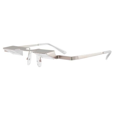 Bed Prism Glasses High Definitions Opticals, Lazy Horizontal Viewer, Comfortable Visionn Aid With Adjustable Reflection | Relaxed Entertainment Use While Reading Watching Television Lying Down