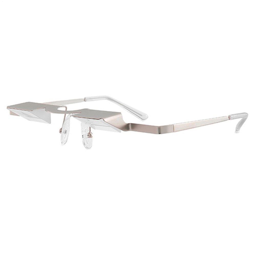 Bed Prism Glasses High Definitions Opticals, Lazy Horizontal Viewer, Comfortable Visionn Aid With Adjustable Reflection | Relaxed Entertainment Use While Reading Watching Television Lying Down