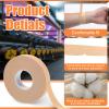 2 Rolls Athletic Tape for Fingers Toes Hands 0.6'' x 32.8 feet Finger Tape Sweat-Proof Sports Cotton Tapes for Rock Climbing Volleyball Tapes Football (Skin Color) view 2