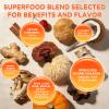 Veltracha Mushroom Pumpkin Spice Creamer with Collagen - Prebiotics Coconut Coffee Creamer with 4 Adaptogenic Mushrooms, Dairy-Free Creamer Supports Gut Health & Immune, 20 Servings view 4