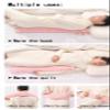 76cm Extra-Long Hot Water Bottle with Plush Cover - 2L Large Capacity Heating Pad for Full Body Warmth, Bed Warming & Pain Relief (Pink & Gray) view 4