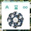 25pcs Adhesive Patches Compatible with Libre 2, Waterproof CGM Sensor Covers with Hole Breathable Cute Cartoon Owl Animal Non-Woven Overpatches for Libre Protection Accessories (5 Styles) view 4