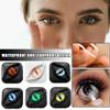 Contact Lens Cases,Halloween Demon Eyes Contact Lens Cases with Tweezers & Suction Stick,Portable Travel Eyes Storage Box view 2