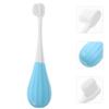 Healvian Cute Toothbrush with Soft Dense Bristles for Gentle Deep Cleaning Handle Brush for Ages Safe and Comfortable Oral Hygiene Blue Design view 2