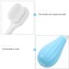Healvian Cute Toothbrush with Soft Dense Bristles for Gentle Deep Cleaning Handle Brush for Ages Safe and Comfortable Oral Hygiene Blue Design view 3