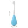 Healvian Cute Toothbrush with Soft Dense Bristles for Gentle Deep Cleaning Handle Brush for Ages Safe and Comfortable Oral Hygiene Blue Design view 4