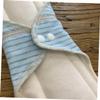 Abaodam Cotton Menstrual Pad Reusable Washable Sanitary Pad with Button for Women Breathable Comfortable Leak-Resistant Overnight Protection Organic Random Color view 3