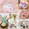 12 PCS Heart Crystals and Healing Stones Pocket Hug Set Love Carved Palm Worry Stone Set Bulk Polished Thumb Gemstones Pocket Set with Hug Cards Chakra Reiki Balancing Valentines Mother's Day Gifts view 4