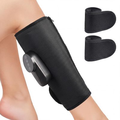WINGROWHK Cordless Leg Massager for Relaxation, Portable Calf Massager with 3 Massage Modes & Heat, Adjustable Straps, Washable Oxford Fabric, Gift for Men Women at Home, Office, Gym (1 Piece)