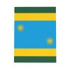 WZYCWB Flag of Rwanda Printed Blue Pearlescent Paper Holiday Cards 6x4 Inches - With Envelopes for Birthdays, Weddings, and Condolences view 2