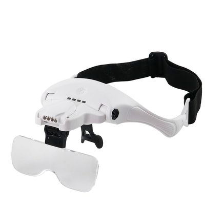 UOHLCX Mounted Magnifying Glass Interchangeable Charging LED Light Touch Switch