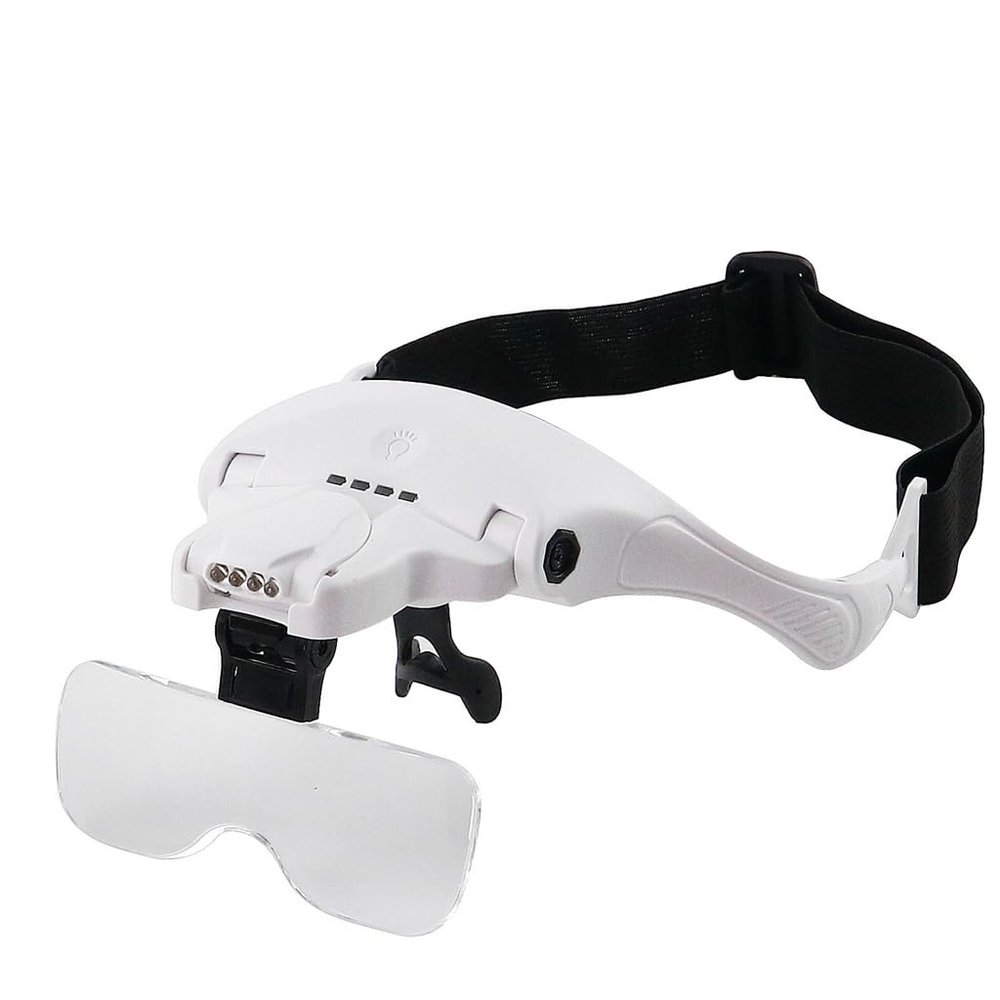 UOHLCX Mounted Magnifying Glass Interchangeable Charging LED Light Touch Switch