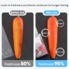 Reusable Aluminum Foil Sealable Storage Bags, Reusable Aluminum Foil Freshness Seal Bags, Freshness Seal Bags With Label And Zip Lock for Refrigerator, Keep Fresh Longer (10 pcs, Large) view 4