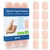 Gel Finger Cots Protectors, Silicone Covers, Bandages, Caps & Sleeves, Nude view 1