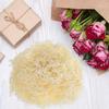 Abaodam Crinkle Cut Shredded Paper Box Filler for Packaging Decorative Basket and Tissue Paper Wrapping Milk White Each Lightweight and Eye-catching Filling for Special Occasions view 2