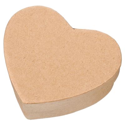 Mobestech Heart Shaped Kraft Paper Box DIY Candy Packaging Valentines Storage for Chocolates Treats and Small Items Multipurpose Decor Box for Mother's Day and Weddings