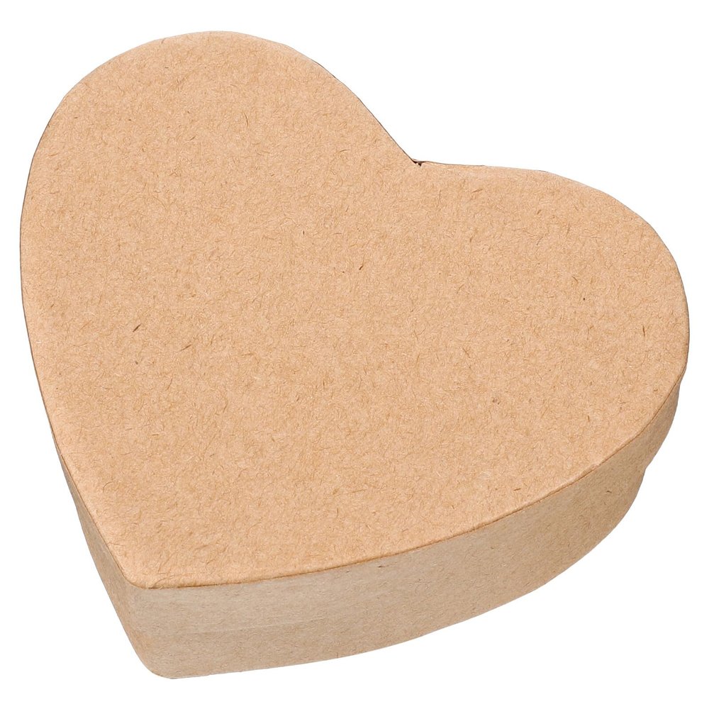 Mobestech Heart Shaped Kraft Paper Box DIY Candy Packaging Valentines Storage for Chocolates Treats and Small Items Multipurpose Decor Box for Mother's Day and Weddings