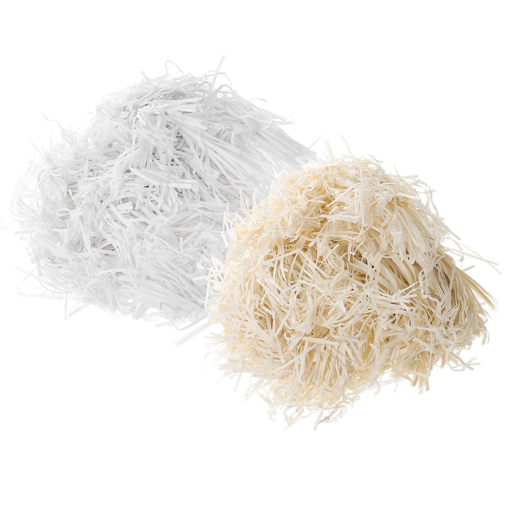 Abaodam 2 Packs Box Filler Paper Shredder Basket Stuffing Decorative Shredded Paper for Boxes Party Favor Filling Easter Baskets Festival Packaging Recyclable and Lightweight