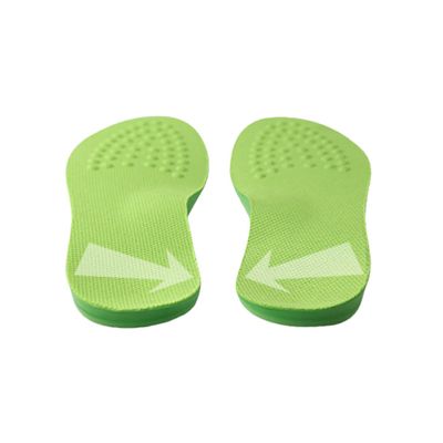 SHOWERORO Bow Legs Corrector Insoles PU Orthotic Pads for Leg Alignment S Green Breathable Sports Shoe Inserts with Arch Support for Men and Women Anti-Shock Foot Correction Pads