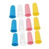 CATIEBYE 12Pcs Silicone Finger Toothbrush for Double-Sided Tooth Cleaner with Soft Bristles and Gum Massage Safe and Comfortable Oral Care for Boys