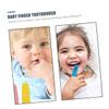 CATIEBYE 12Pcs Silicone Finger Toothbrush for Double-Sided Tooth Cleaner with Soft Bristles and Gum Massage Safe and Comfortable Oral Care for Boys view 3